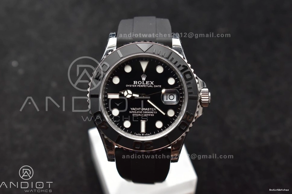 V3 1:1 226659 Weight) VS3235 flex 1213 WaterResistant Ceramic Bezel Yacht-Master Oyster Best Strap on (Gain VSF 42mm 3D Edition Black 1203